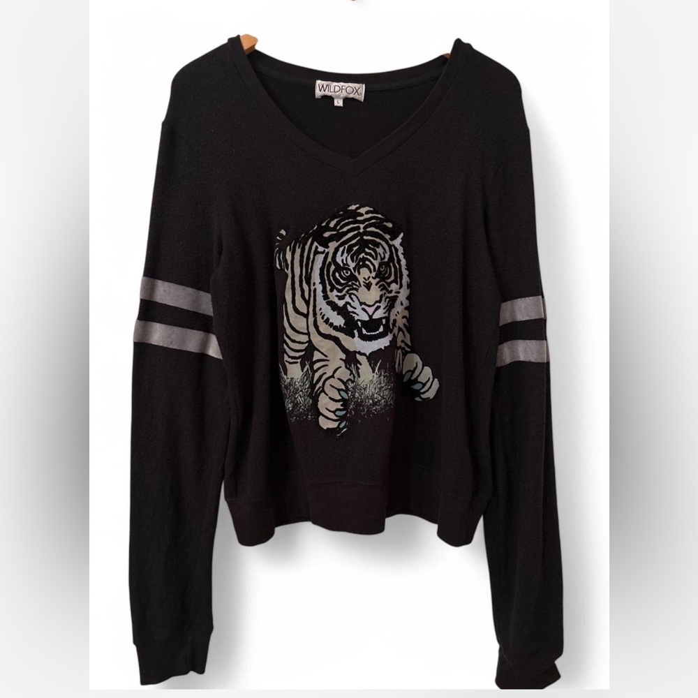 Wildfox Black Tiger Sweater